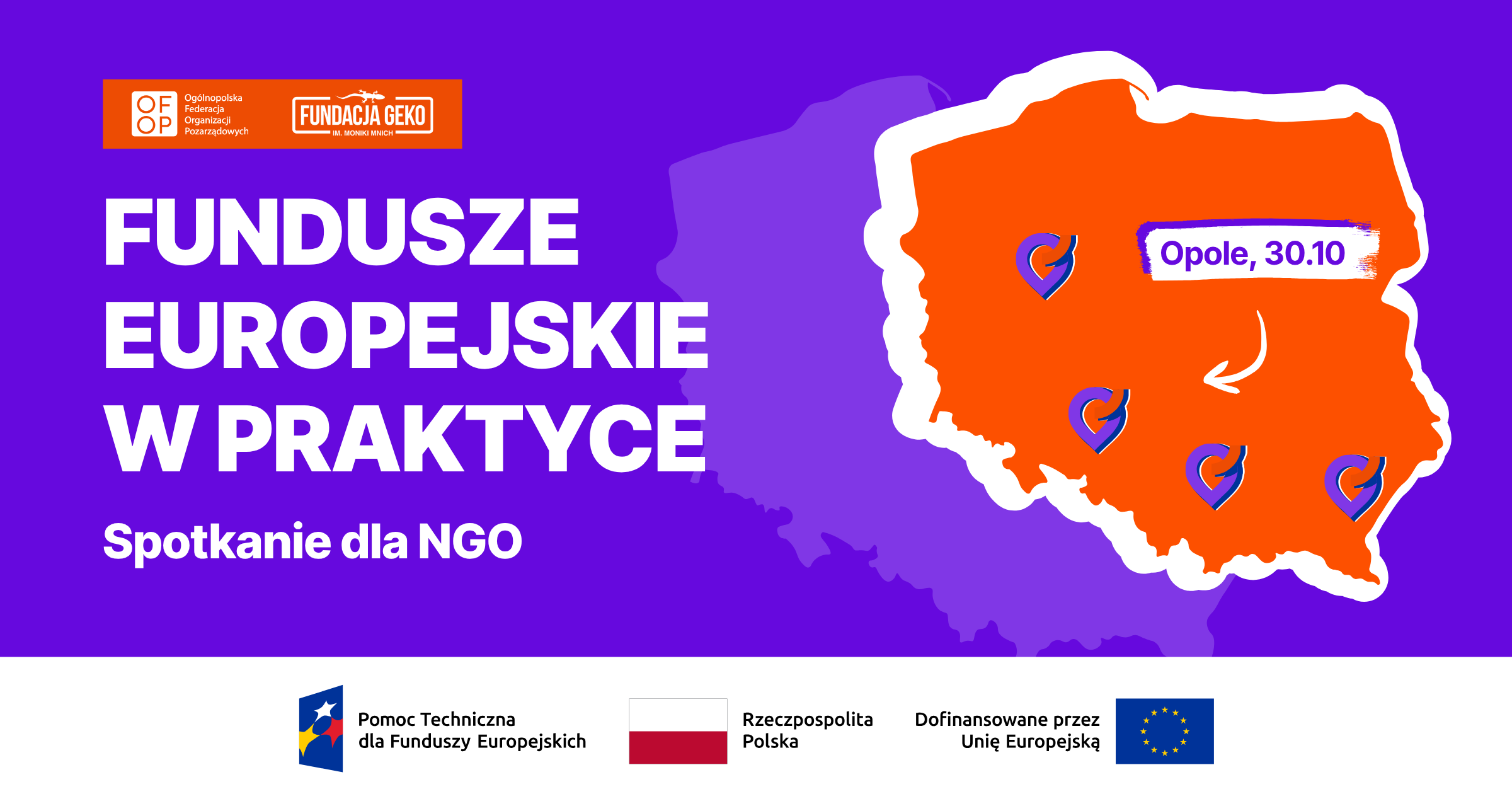 Fundusze Europejskie w praktyce, spotkanie dla ngo. Opole, 30.11.